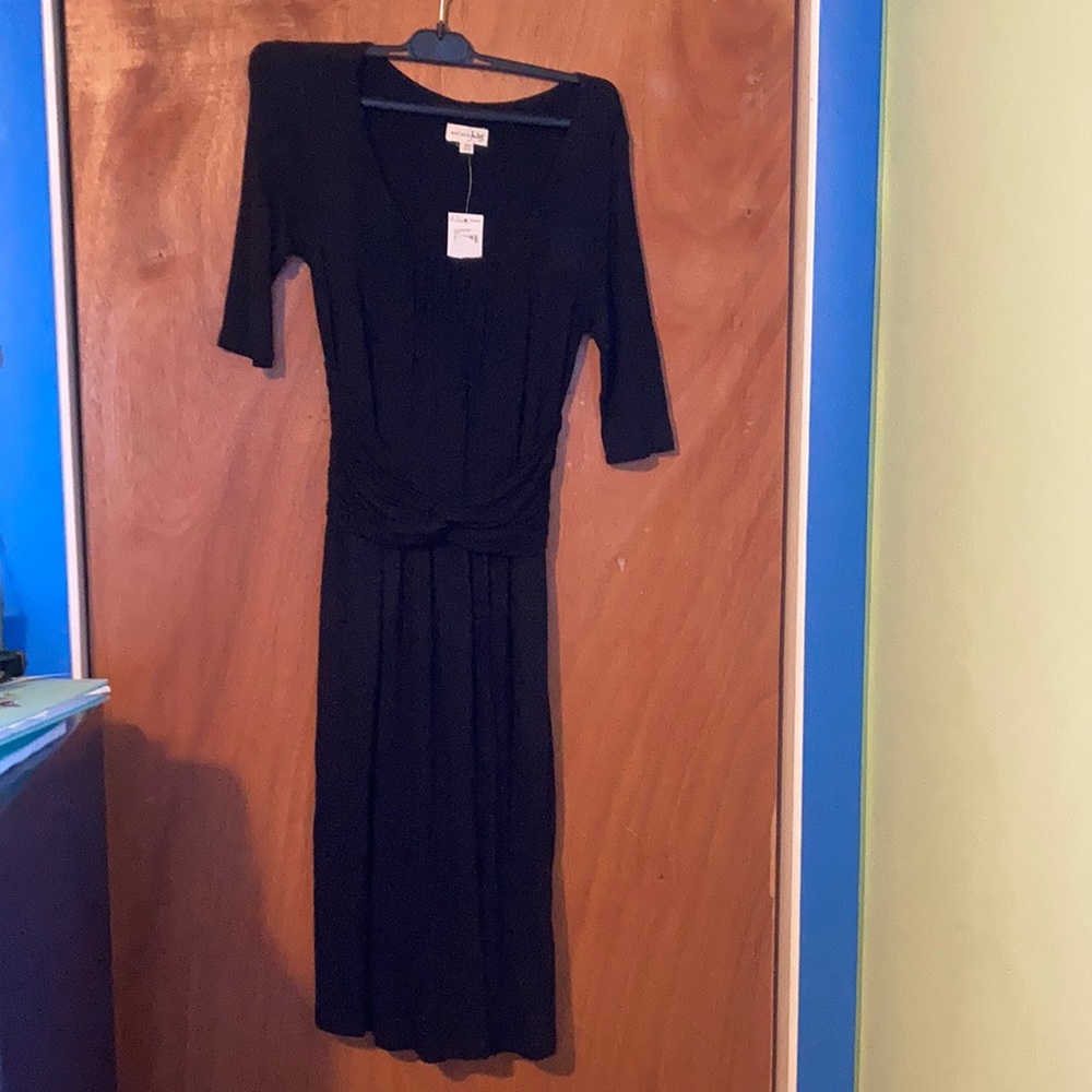 Cute black cotton spring dress. Did I mention, it has pockets, too?! Love!